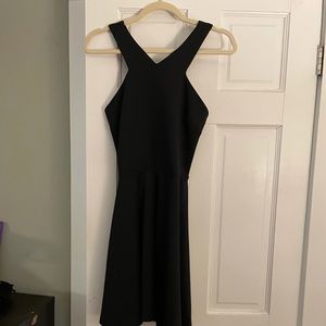 Black cocktail dress.